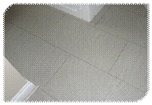 Picture of tile-effect laminate flooring
